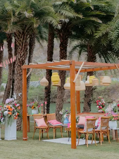 These images and videos showcase the rich variety of details, floral arrangements, and decor elements that bring our vibrant Haldi and Mehendi celebrations to life.