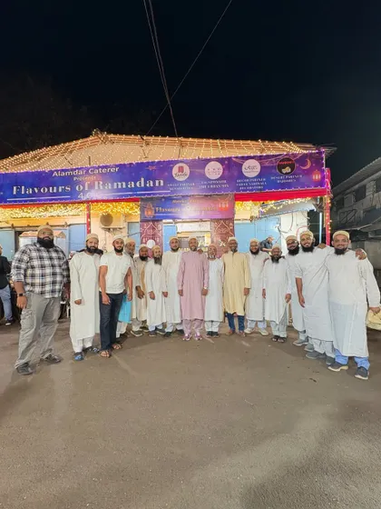A large group from the Bohra community gathering at our venue. We are honored to be your choice for Iftar.