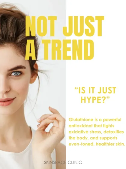 Is the GlowDrip just hype? Not at all. Glutathione is a powerful, naturally occurring antioxidant that fights oxidative stress, detoxifies the body, and supports the development of even-toned, healthier skin.