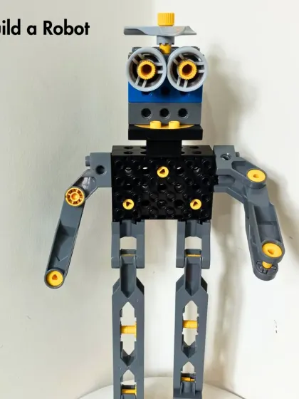Build a robot as part of our exciting winter camp activities for young children.