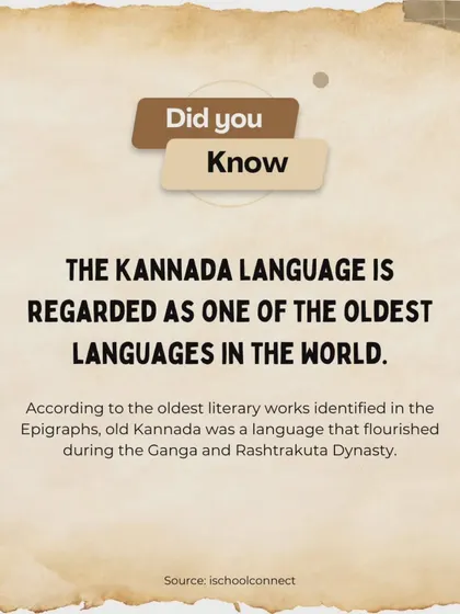 On Kannada Rajyotsava, we shared this interesting fact about the Kannada language. We love celebrating the rich history and culture of our state.
