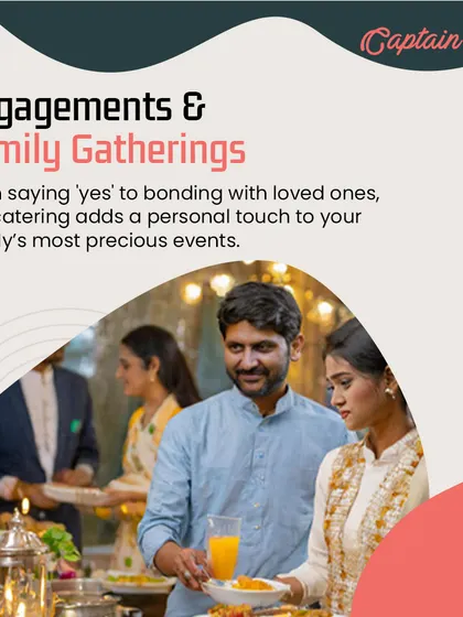 My catering adds a personal touch to your family's most precious events, from engagements to anniversaries.