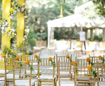 A collection of moments from my wedding, from the decor and venue to the ceremony and reception party. This shows the complete experience and the happy, vibrant atmosphere we can help create.