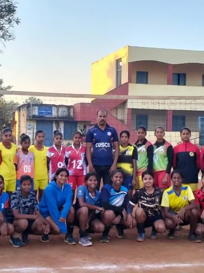The Karnataka state U-16 girls' national team, ready to compete.
