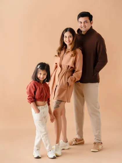 A modern family portrait. These photos are more than just pictures; they are reminders of the times we recognized what truly mattered: our connection.