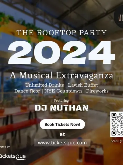 Another poster for the NYE 2024 musical extravaganza. As an experienced celebrity DJ, I play multiple genres to cater to the diverse crowd at these large-scale events.