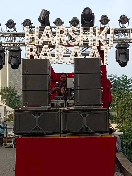 Your baraat deserves to be a party on wheels. My custom portable DJ setup, complete with a massive sound system and lighting rig, ensures the wedding procession is as epic as the main event.