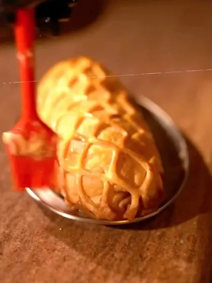Another shot of the perfectly baked Beef Wellington.