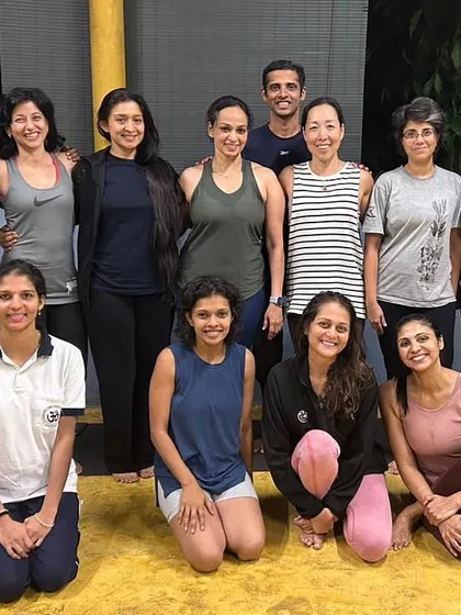 Learning never stops. Here, our team participates in an enriching workshop to deepen our own understanding of breath and asana. Being part of a dedicated community of practitioners allows us to bring more depth to our classes.