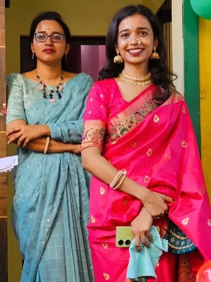 With a dear friend and supporter on our big day. Having a strong support system was crucial in turning this dream into a reality.