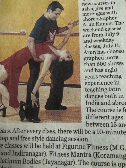 A duplicate of a previous article, this image shows my guru in a classic Latin dance pose, demonstrating the technique and passion he was known for.