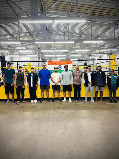 The Rox Boxing team celebrating Independence Day. We are a diverse group united by our love for the sport and our country.