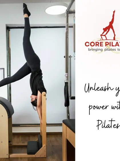Unleash your power with Pilates. This handstand on the Ladder Barrel is a testament to the strength and control developed through consistent practice.