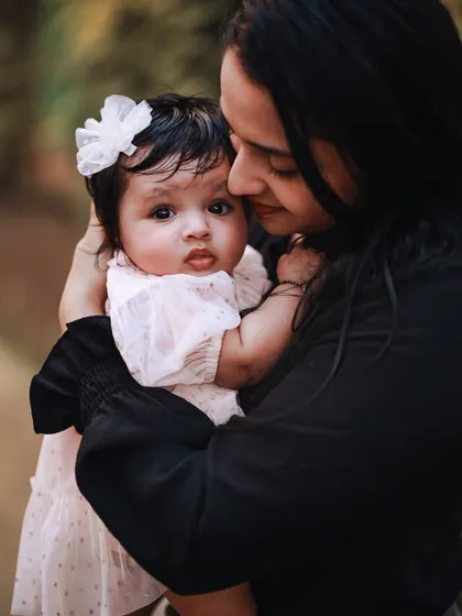 A loving embrace between a mother and her baby girl. These close, tender moments are my favorite to capture, showing the deep connection that words cannot describe.