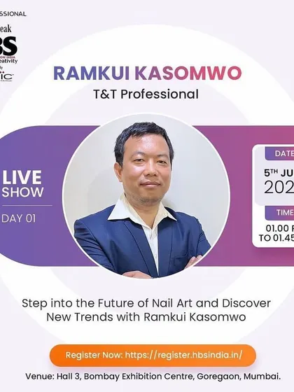 Our technical director, Ramkui Kasomwo, is a leading voice in the nail industry. Here he is featured for a live show on the future of nail art trends.