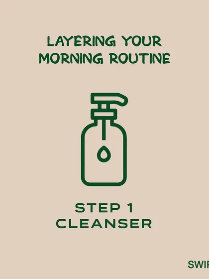 A proper morning skincare routine starts with a clean slate. Using a gentle cleanser removes overnight impurities and prepares your skin for the products that follow. This is the foundational first step.