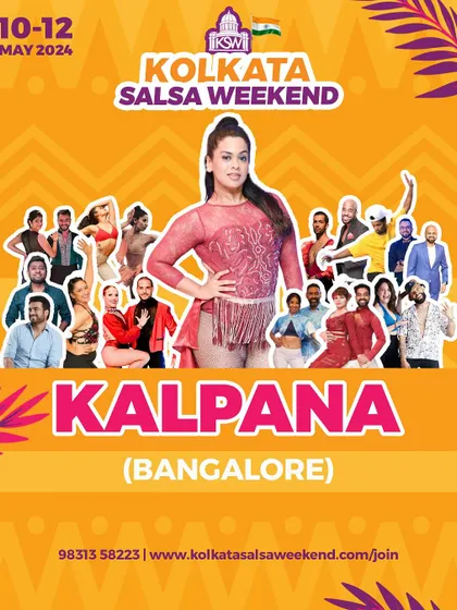 I'll be teaching, dancing, and socializing at the Kolkata Salsa Weekend. It's always a pleasure to be part of this festival.