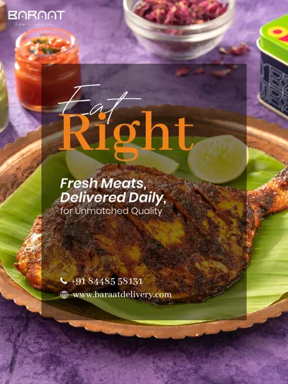 Great food begins with the freshest ingredients. We ensure that only top-quality meats are delivered to our kitchen daily, so every dish is packed with unmatched flavour and freshness.