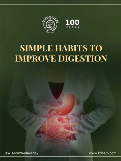 Good digestion is the foundation of good health. We share simple, mindful habits that help your body work in harmony with nature, from how you eat to how you move.