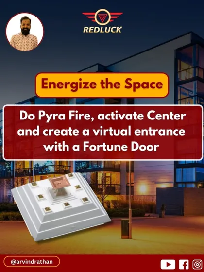 To fully energize a real estate office, I recommend performing a Pyra Fire ritual to activate the Center (Brahmasthan). Additionally, creating a virtual entrance with a Fortune Door can invite a powerful flow of prosperity and new opportunities.