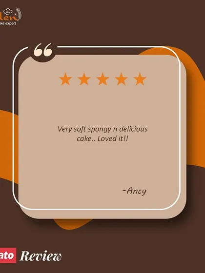 Very soft spongy n delicious cake.. Loved it!!" Thank you, we are so glad you enjoyed the texture and taste.