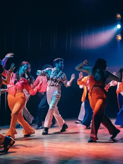 A full house and a full heart. The view from the stage at our Performance Night, where our dancers connect with an audience that shares our passion.