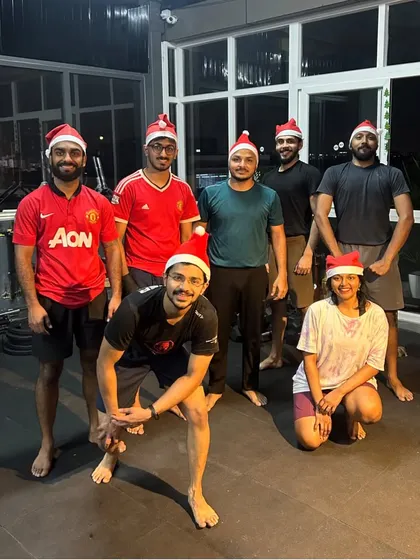 More Christmas shenanigans with the crew. The festive spirit is high, and so is the energy in our group classes.