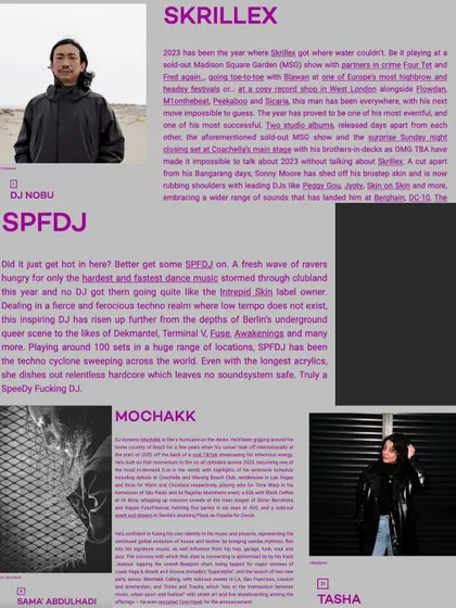 A dream come true. Being featured in Mixmag's 'Top 25 DJs Who Defined The Year 2023' alongside legends and heroes of mine.
