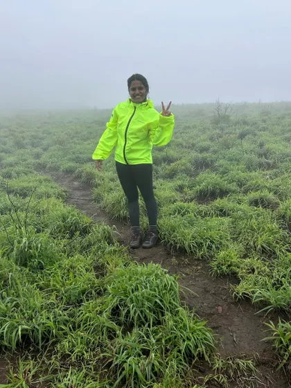 Walking through the misty green meadows of Bandaje. It feels like being in a dream.