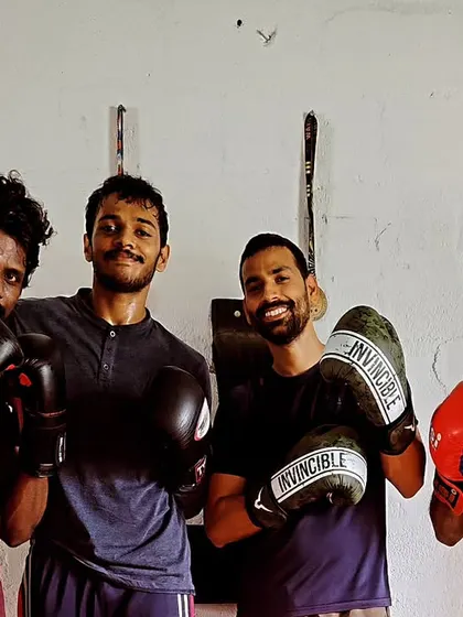 The early morning 6:30 AM boxing crew. Training is always better when you have a solid team pushing you. We build a strong community here, where everyone supports each other's goals, whether it's for fitness or competition.