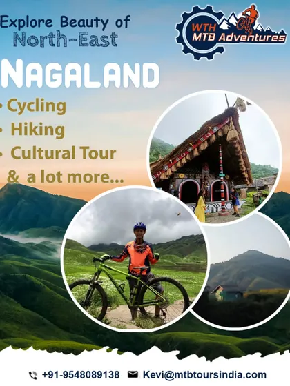Our guide Kevi invites you to explore Nagaland. We offer trips that combine cycling, hiking, and cultural tours for a complete adventure.