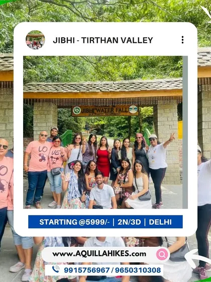 Our Jibhi-Tirthan Valley trip is another great option for a quick 2N/3D getaway from Delhi. This graphic highlights the key details for a hassle-free booking.