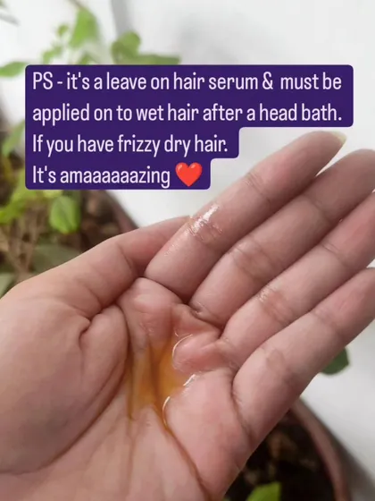 Our Hairlixer is a leave-on serum that works best on wet hair after a wash. It’s amazing for taming frizz and leaves your hair feeling soft and manageable.