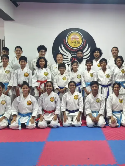 Our students with Sensei Yuki Okajima. Her visit was a great inspiration for everyone to deepen their practice, especially in Kobudo.