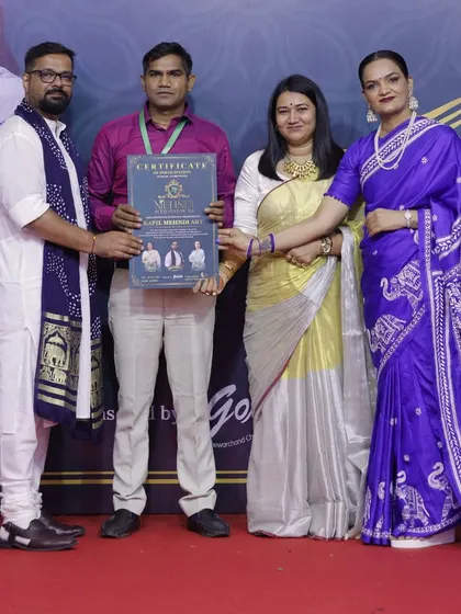 Proudly holding my certificate. These events are a great source of inspiration that I bring back to my students.