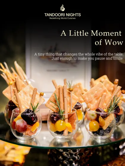 A little moment of wow. These individual cups with fresh fruits, cheese, and crackers are designed to make you pause and smile, adding a touch of elegance to the table.
