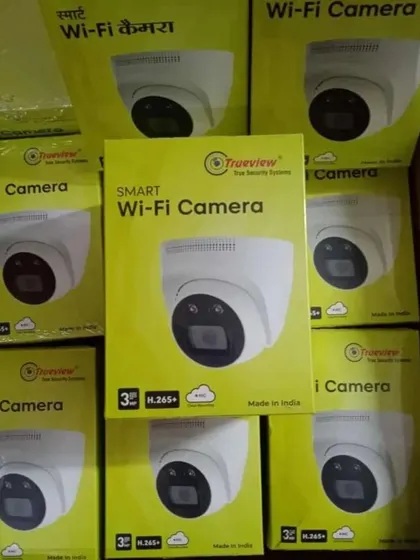 A large batch of Trueview smart Wi-Fi cameras. These are a cost-effective choice for adding surveillance to multiple rooms.