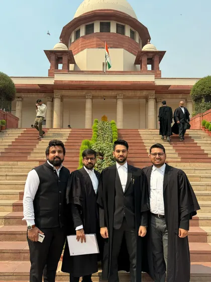 Our team of advocates at the Supreme Court of India. We see ourselves as defenders of constitutional rights and work tirelessly to represent our clients' interests before the highest court.