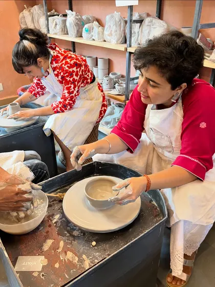 Our taster sessions welcome everyone, from adults to seniors. It's a wonderful experience to share with family or friends, where you can all get creative and have fun together.