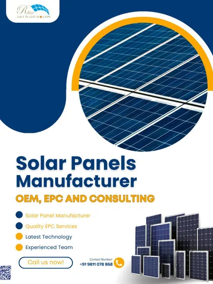 We are a solar panel manufacturer offering OEM, EPC, and consulting services. Our experienced team uses the latest technology to deliver quality EPC services.