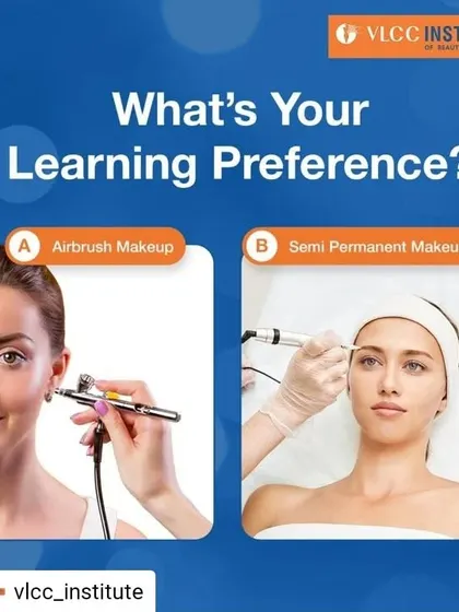 What's your learning preference? This post asks potential students whether they'd prefer to learn Airbrush Makeup or Semi-Permanent Makeup, two of the latest techniques I teach.