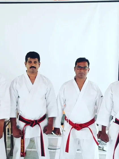 Our senior instructors and examiners overseeing the Black Belt grading exam in 2022. Their expertise ensures the high standards of our dojo are maintained.