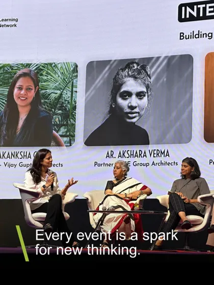 Every event is a spark for new thinking. Engaging in panel discussions with fellow architects allows us to collectively question, explore, and define the future of design. These forums are crucial for fostering innovation and advancing our profession.