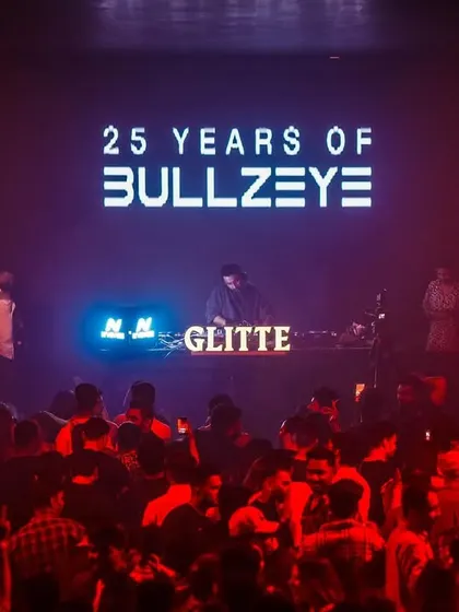 Celebrating 25 years of Bullzeye at Glitte Superclub in Thane. The place was packed and the energy was incredible.