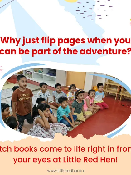 Watch books come to life right in front of your eyes at Little Red Hen. Our expressive storytelling makes every tale an adventure.
