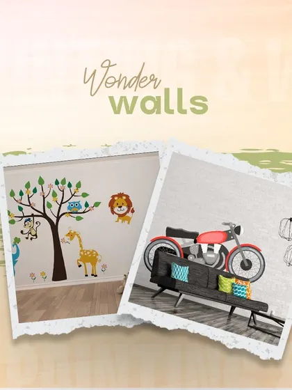 My Wonder Walls collection is perfect for every age and stage of life. I create whimsical dreamscapes that spark a child's imagination and sophisticated designs that elevate an adult's living space.