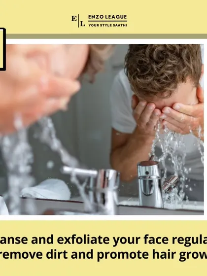 A clean foundation is crucial for hair growth. I teach clients to regularly cleanse and exfoliate the skin underneath their beard to remove dead skin cells and unclog pores.