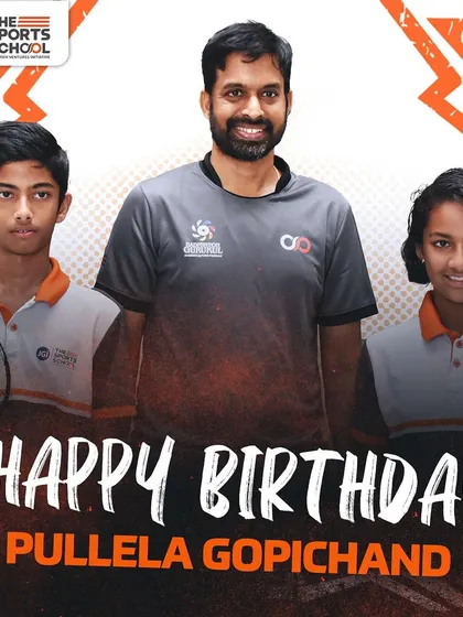 Wishing a happy birthday to our Chief Mentor and badminton icon, Pullela Gopichand.