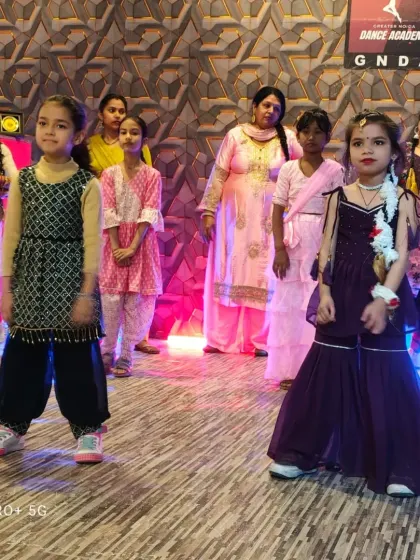 A close-up of our little performers during a special dance workshop.