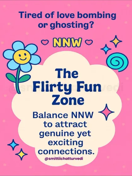 The North-North-West (NNW) is the flirty fun zone. Balance this zone to move past love bombing and ghosting and attract genuine, exciting connections.